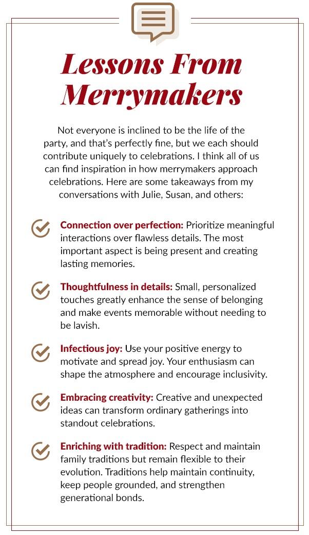 Lessons from Merrymakers infographic
