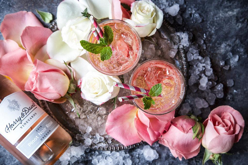 Rose cocktail