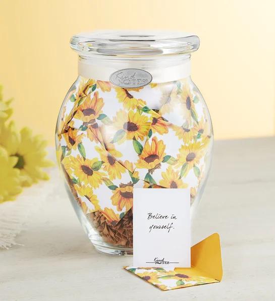 Holiday Gifts for Employees Kind Notes Sunflower for Positive Thoughts
